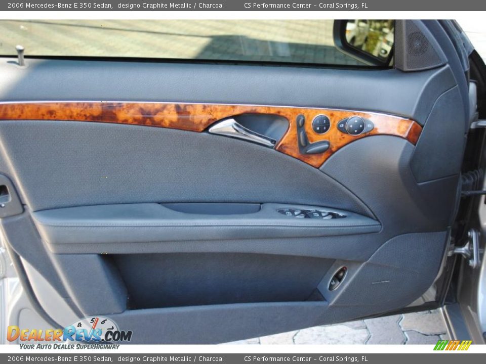 2006 Mercedes-Benz E 350 Sedan designo Graphite Metallic / Charcoal Photo #27
