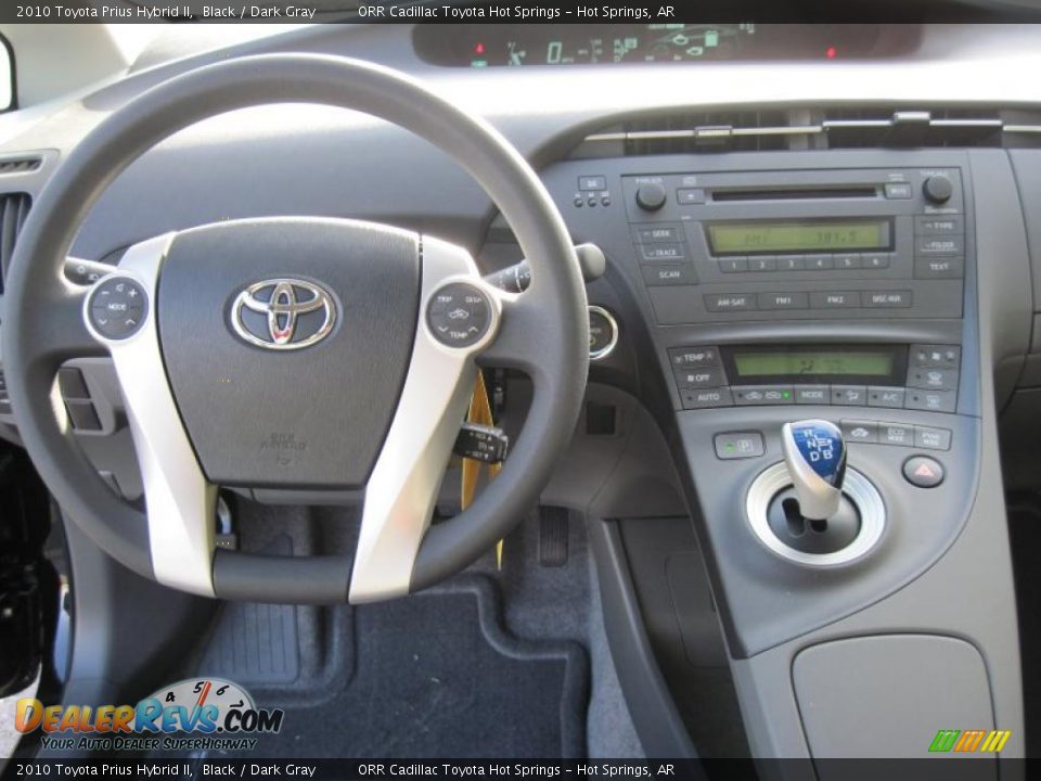 2010 Toyota Prius Hybrid II Black / Dark Gray Photo #13