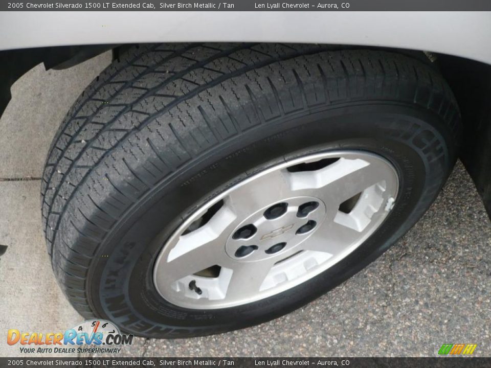 2005 Chevrolet Silverado 1500 LT Extended Cab Silver Birch Metallic / Tan Photo #24
