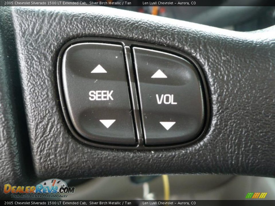 2005 Chevrolet Silverado 1500 LT Extended Cab Silver Birch Metallic / Tan Photo #28