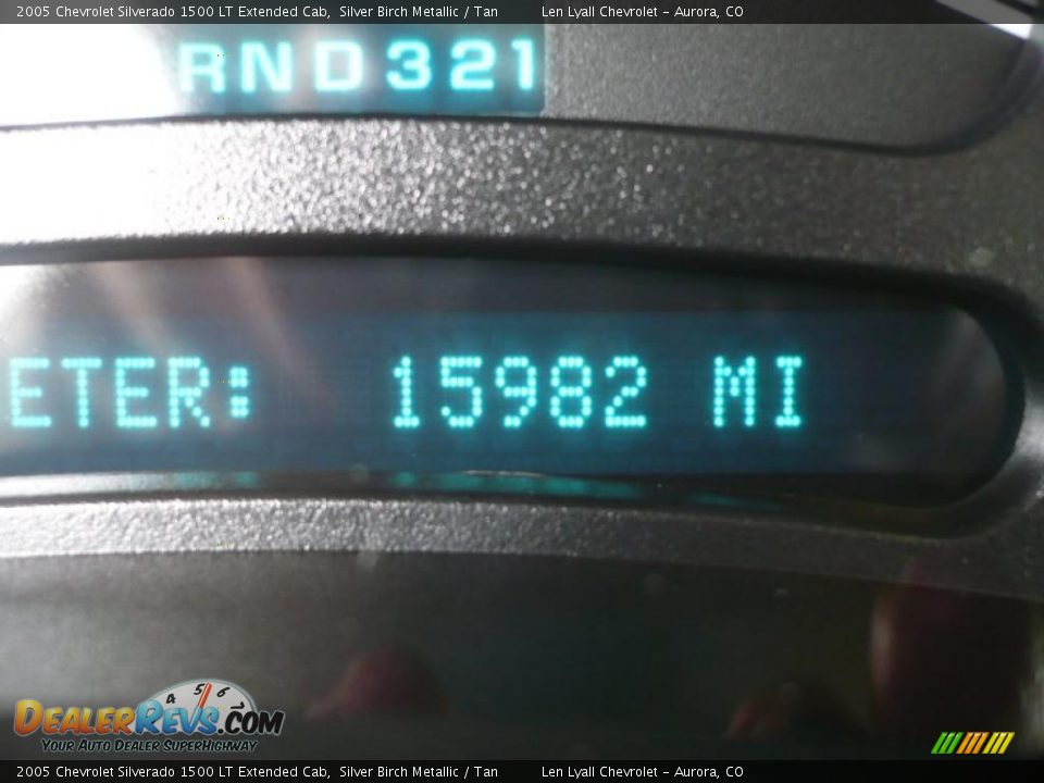 2005 Chevrolet Silverado 1500 LT Extended Cab Silver Birch Metallic / Tan Photo #35
