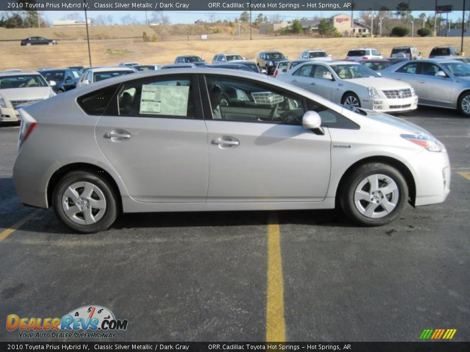 2010 Toyota Prius Hybrid IV Classic Silver Metallic / Dark Gray Photo #3