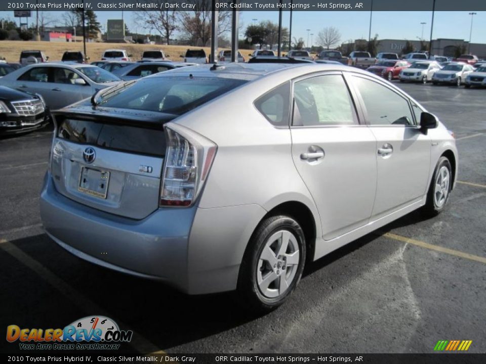 2010 Toyota Prius Hybrid IV Classic Silver Metallic / Dark Gray Photo #6