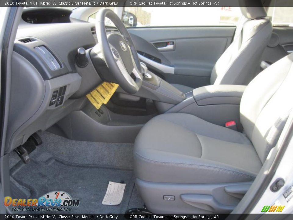 2010 Toyota Prius Hybrid IV Classic Silver Metallic / Dark Gray Photo #10