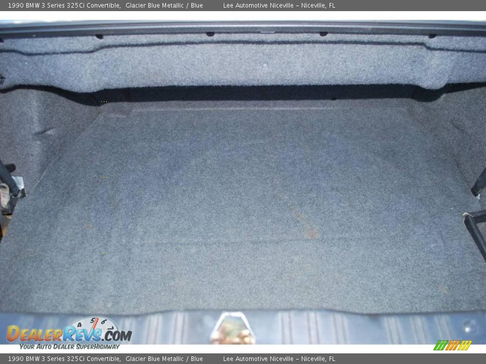 1990 BMW 3 Series 325Ci Convertible Glacier Blue Metallic / Blue Photo #23