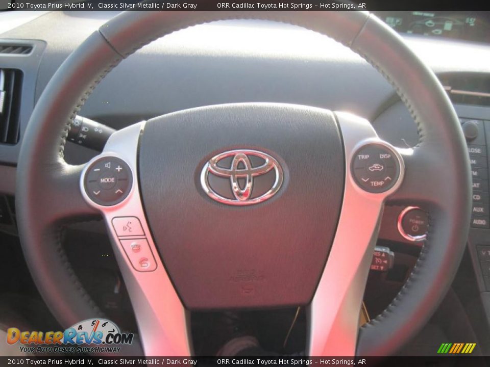 2010 Toyota Prius Hybrid IV Classic Silver Metallic / Dark Gray Photo #15