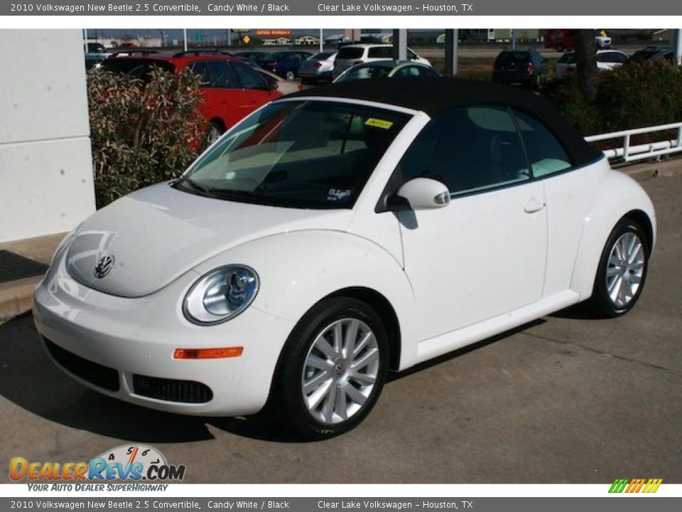 2010 Volkswagen New Beetle 2.5 Convertible Candy White / Black Photo #5