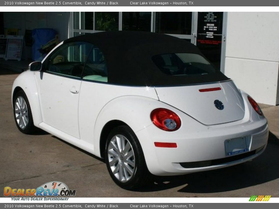 2010 Volkswagen New Beetle 2.5 Convertible Candy White / Black Photo #8