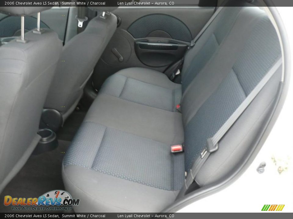 2006 Chevrolet Aveo LS Sedan Summit White / Charcoal Photo #9