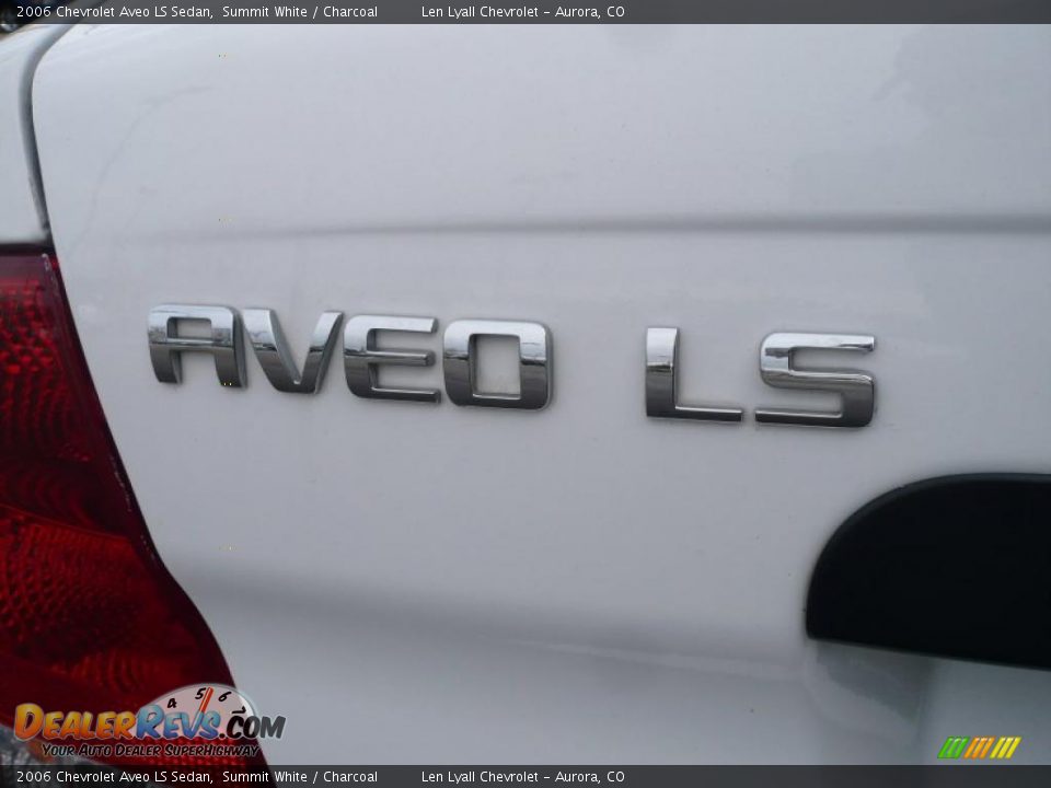 2006 Chevrolet Aveo LS Sedan Summit White / Charcoal Photo #11
