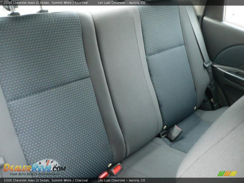2006 Chevrolet Aveo LS Sedan Summit White / Charcoal Photo #13