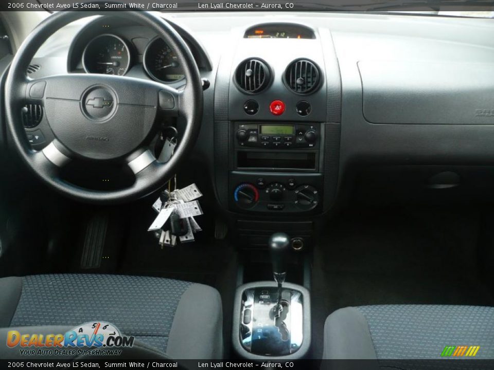 2006 Chevrolet Aveo LS Sedan Summit White / Charcoal Photo #14