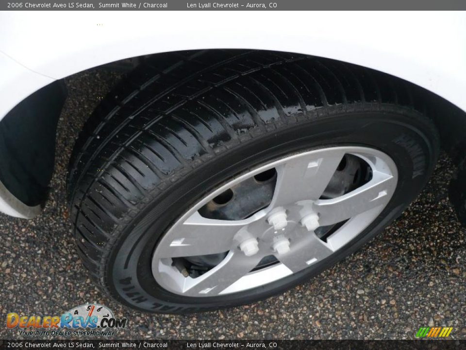 2006 Chevrolet Aveo LS Sedan Summit White / Charcoal Photo #17