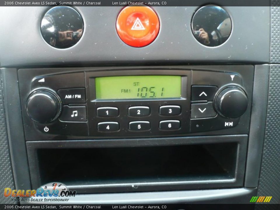 2006 Chevrolet Aveo LS Sedan Summit White / Charcoal Photo #18