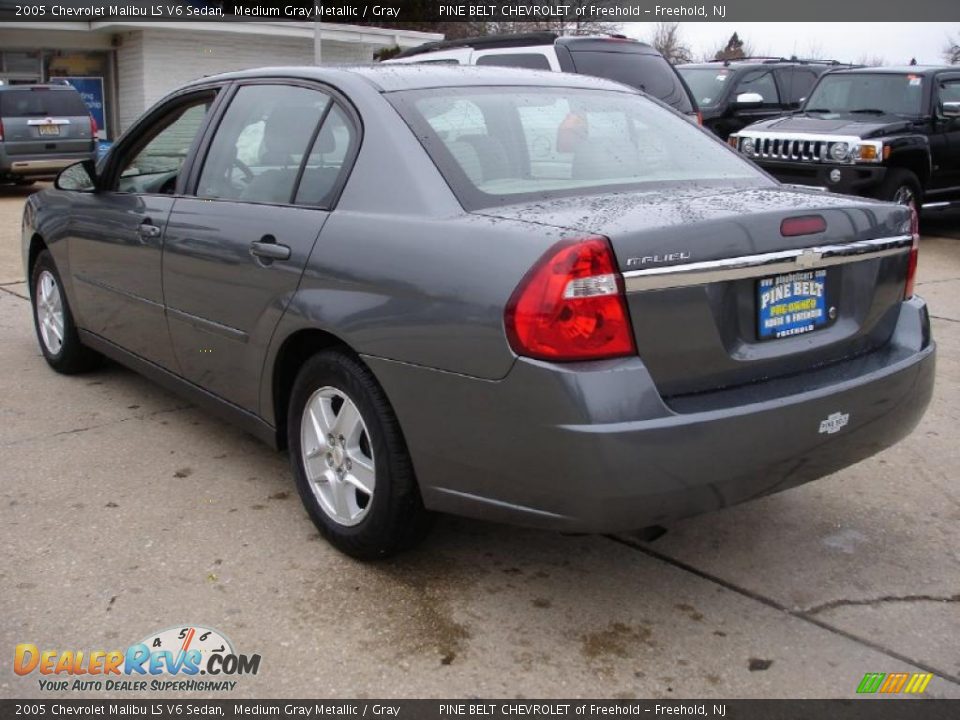 2005 Chevrolet Malibu LS V6 Sedan Medium Gray Metallic / Gray Photo #6