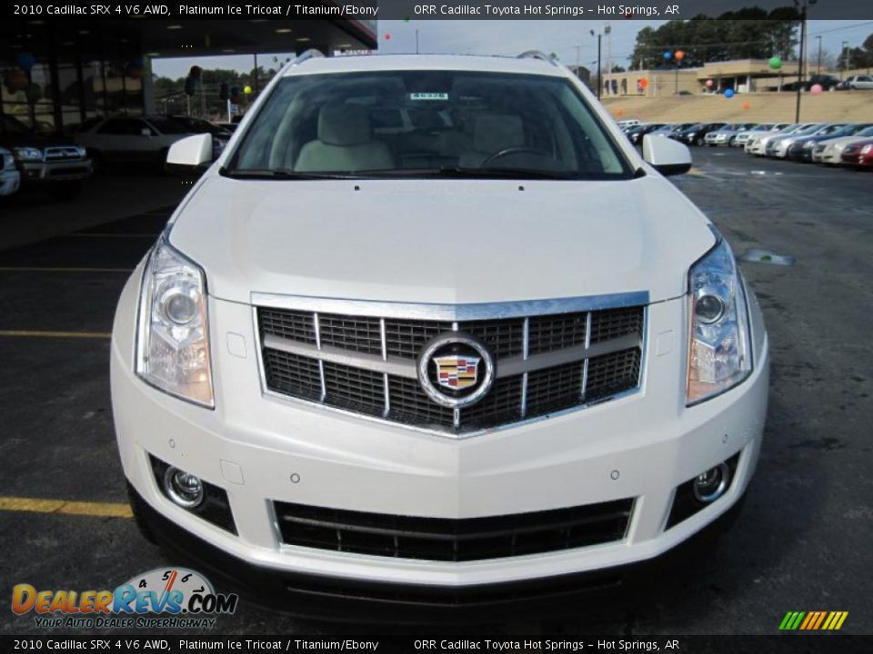 2010 Cadillac SRX 4 V6 AWD Platinum Ice Tricoat / Titanium/Ebony Photo #5