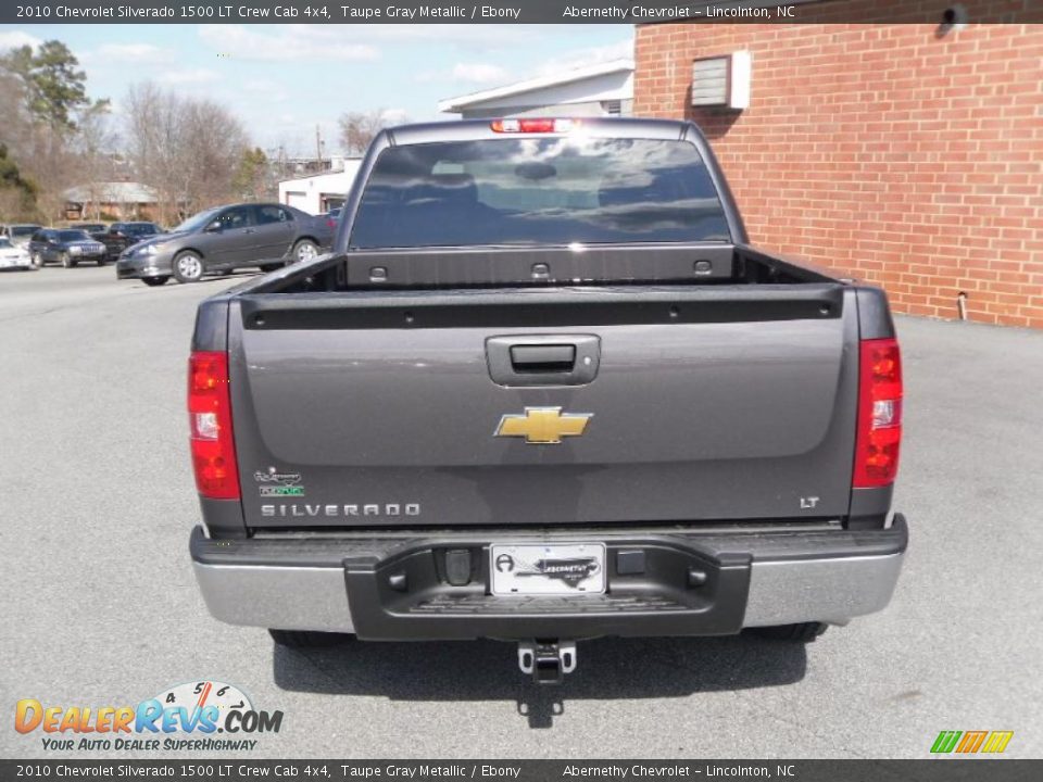 2010 Chevrolet Silverado 1500 LT Crew Cab 4x4 Taupe Gray Metallic / Ebony Photo #3