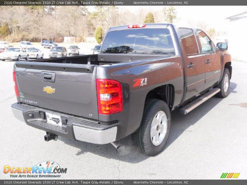 2010 Chevrolet Silverado 1500 LT Crew Cab 4x4 Taupe Gray Metallic / Ebony Photo #5