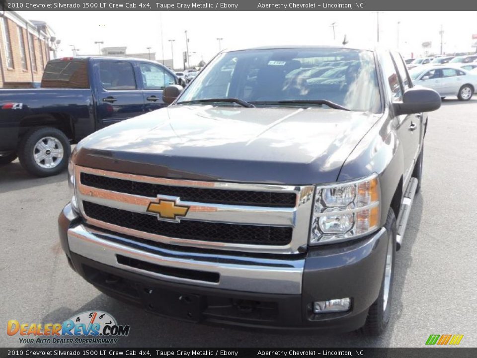 2010 Chevrolet Silverado 1500 LT Crew Cab 4x4 Taupe Gray Metallic / Ebony Photo #8