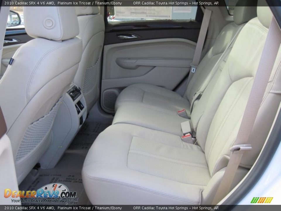 2010 Cadillac SRX 4 V6 AWD Platinum Ice Tricoat / Titanium/Ebony Photo #11