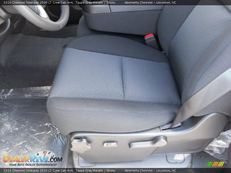 2010 Chevrolet Silverado 1500 LT Crew Cab 4x4 Taupe Gray Metallic / Ebony Photo #10