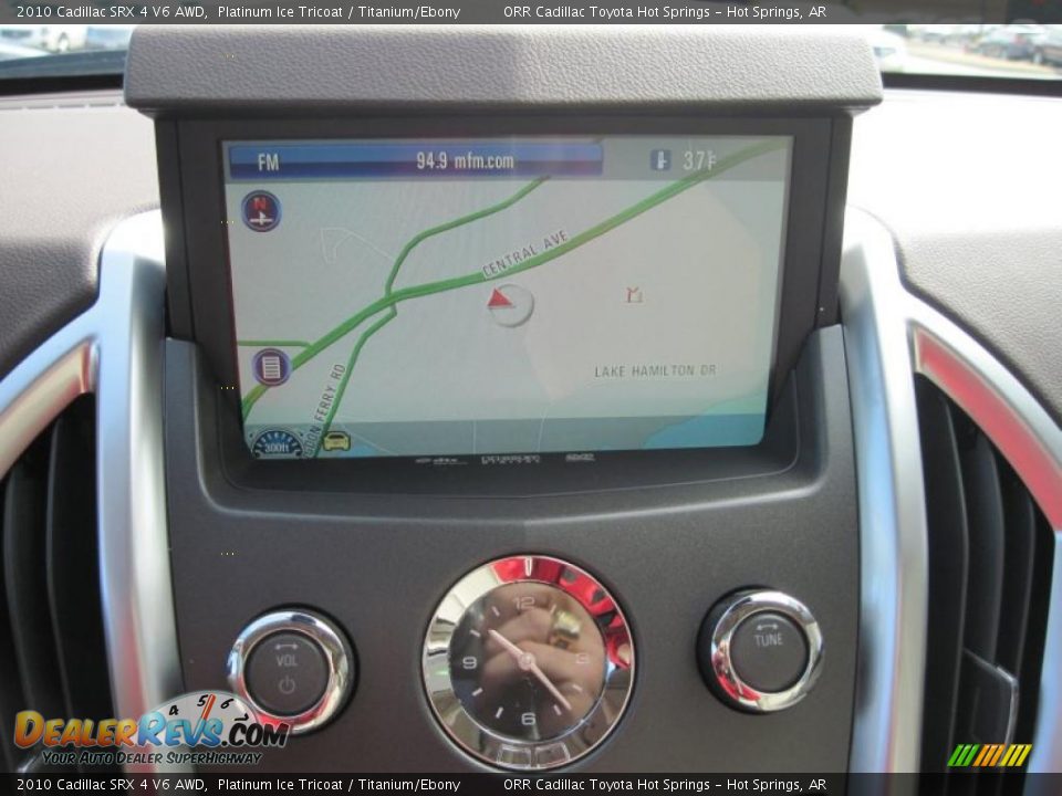 2010 Cadillac SRX 4 V6 AWD Platinum Ice Tricoat / Titanium/Ebony Photo #13