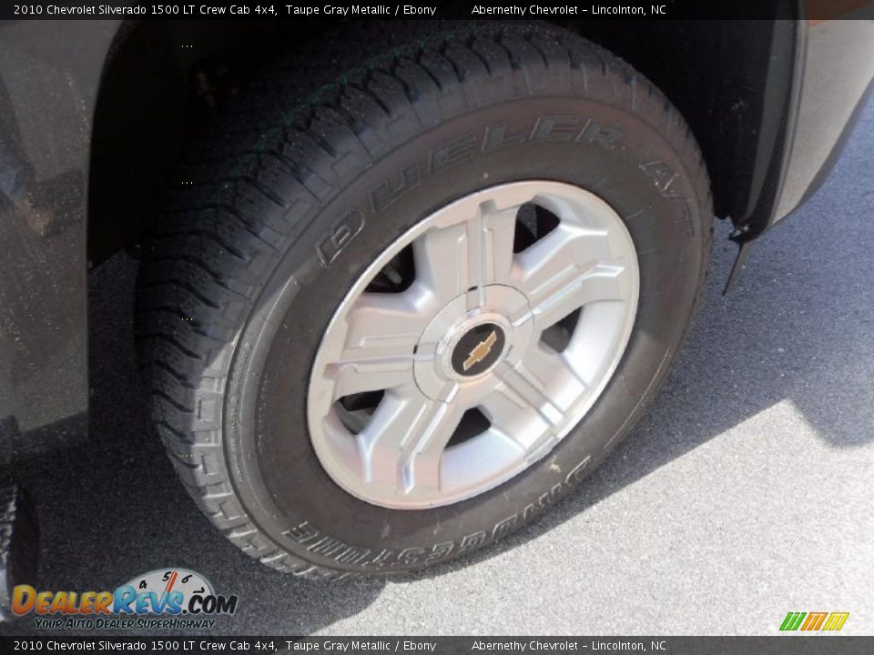 2010 Chevrolet Silverado 1500 LT Crew Cab 4x4 Taupe Gray Metallic / Ebony Photo #20