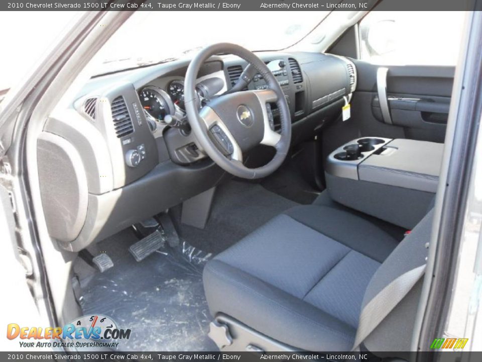 2010 Chevrolet Silverado 1500 LT Crew Cab 4x4 Taupe Gray Metallic / Ebony Photo #25