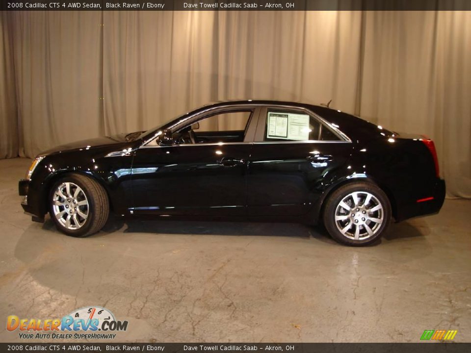 2008 Cadillac CTS 4 AWD Sedan Black Raven / Ebony Photo #2