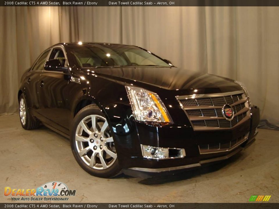 2008 Cadillac CTS 4 AWD Sedan Black Raven / Ebony Photo #6