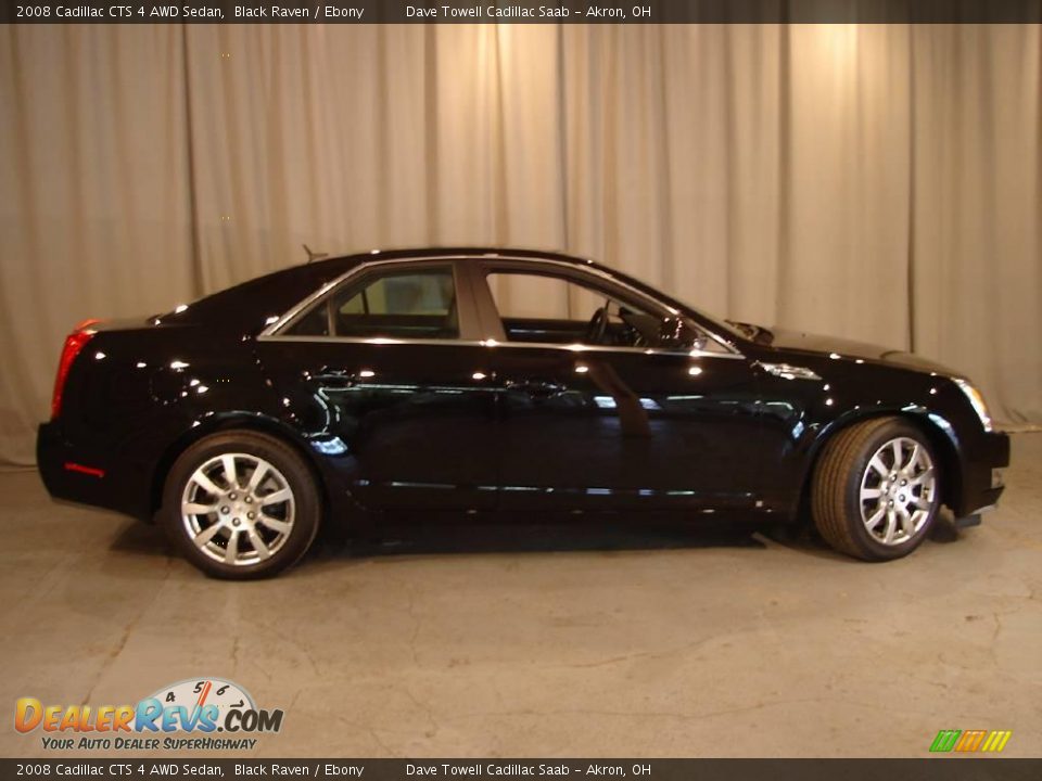 2008 Cadillac CTS 4 AWD Sedan Black Raven / Ebony Photo #7