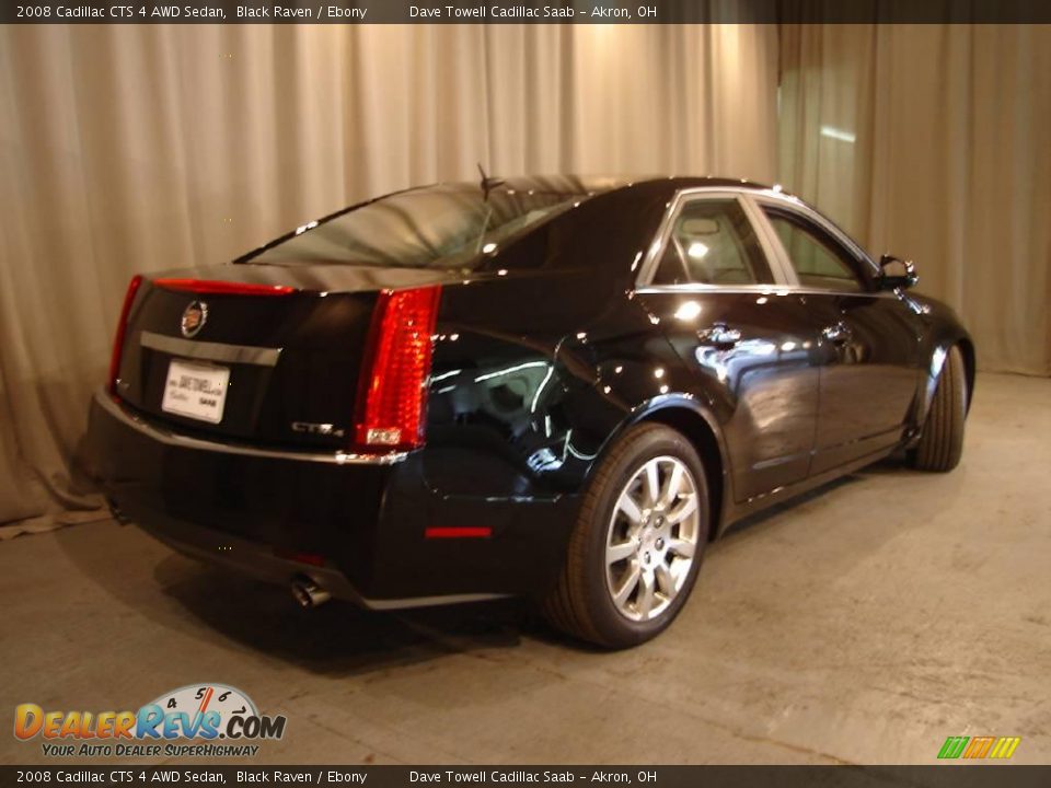 2008 Cadillac CTS 4 AWD Sedan Black Raven / Ebony Photo #8