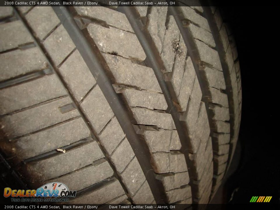 2008 Cadillac CTS 4 AWD Sedan Black Raven / Ebony Photo #10