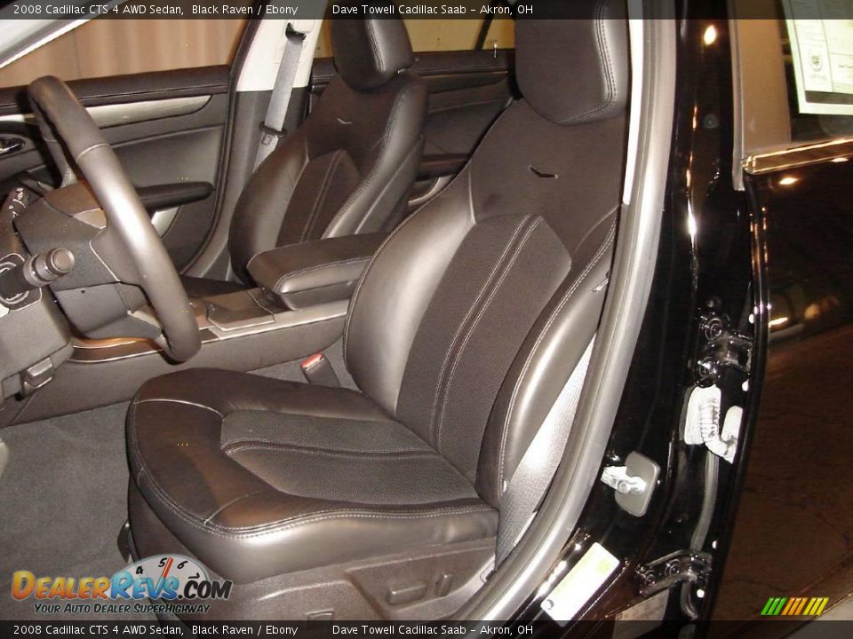 2008 Cadillac CTS 4 AWD Sedan Black Raven / Ebony Photo #11