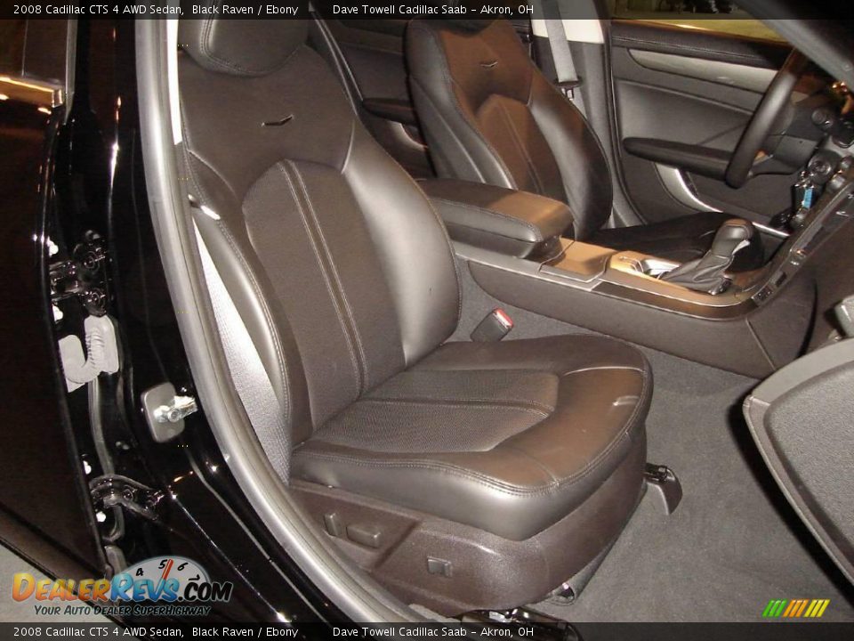 2008 Cadillac CTS 4 AWD Sedan Black Raven / Ebony Photo #12