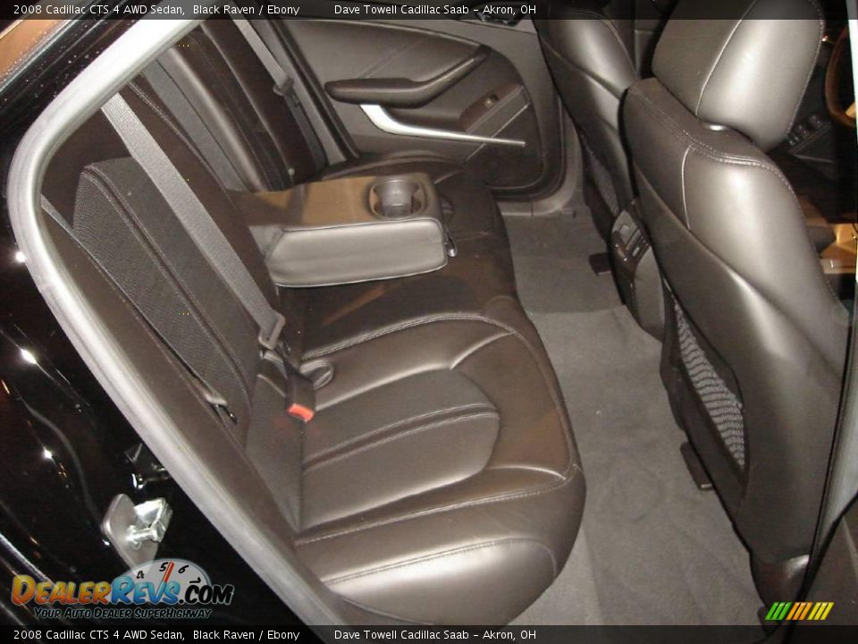 2008 Cadillac CTS 4 AWD Sedan Black Raven / Ebony Photo #13