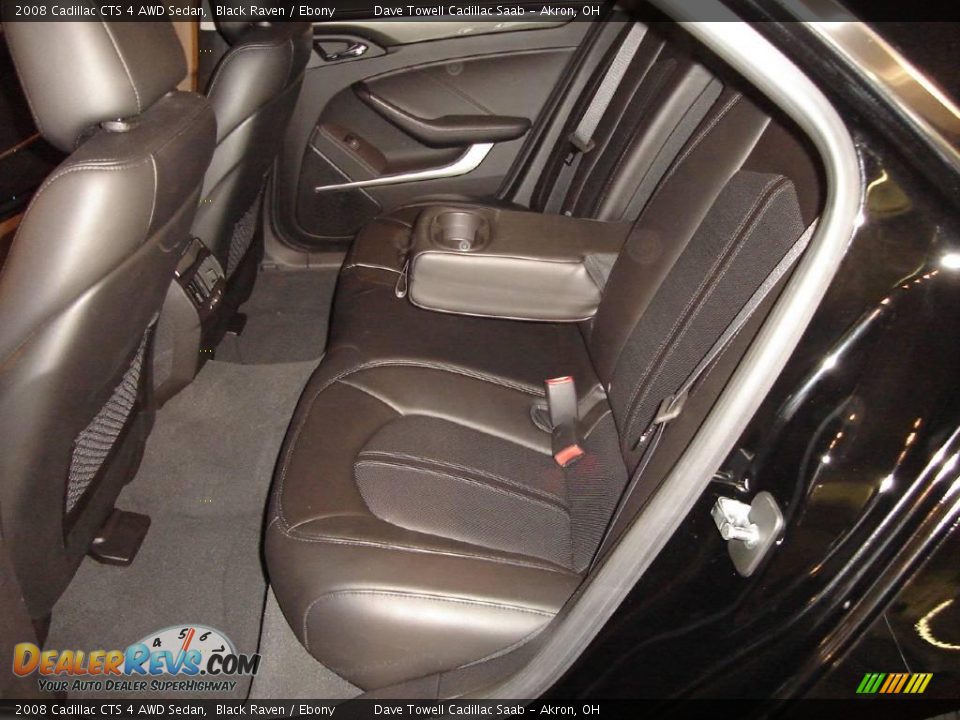 2008 Cadillac CTS 4 AWD Sedan Black Raven / Ebony Photo #14