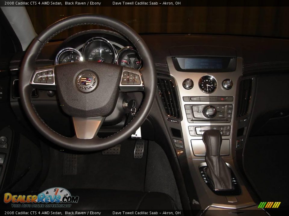 2008 Cadillac CTS 4 AWD Sedan Black Raven / Ebony Photo #15
