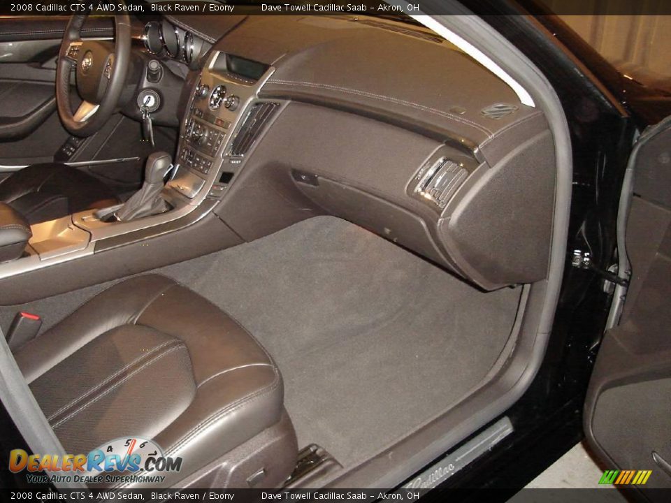 2008 Cadillac CTS 4 AWD Sedan Black Raven / Ebony Photo #17