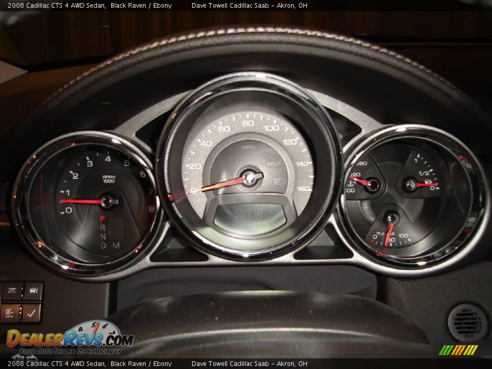 2008 Cadillac CTS 4 AWD Sedan Black Raven / Ebony Photo #21