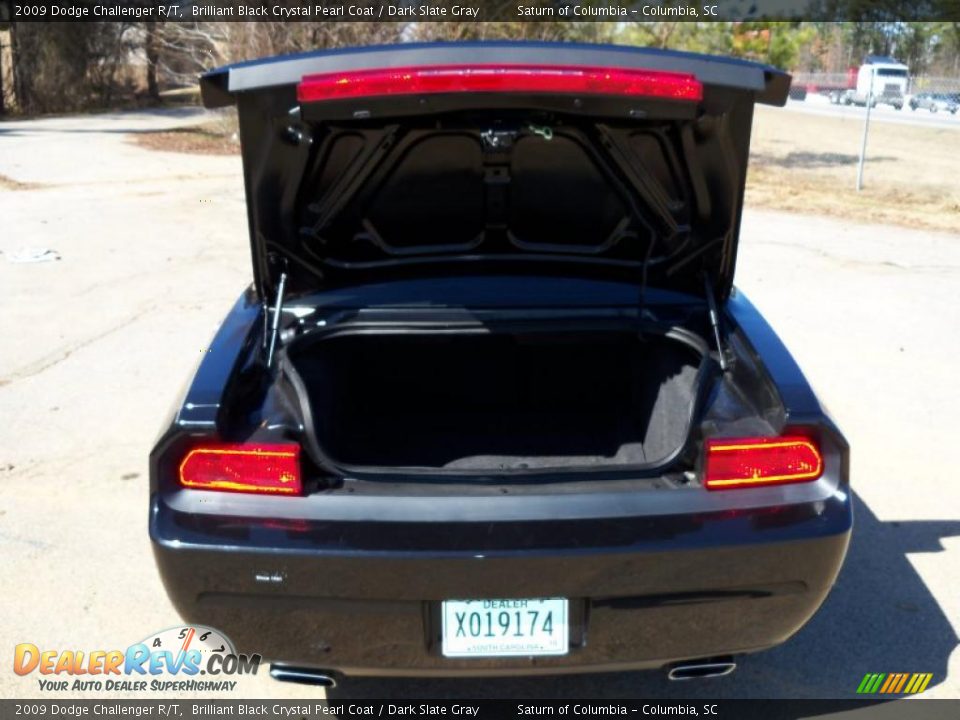 2009 Dodge Challenger R/T Brilliant Black Crystal Pearl Coat / Dark Slate Gray Photo #19
