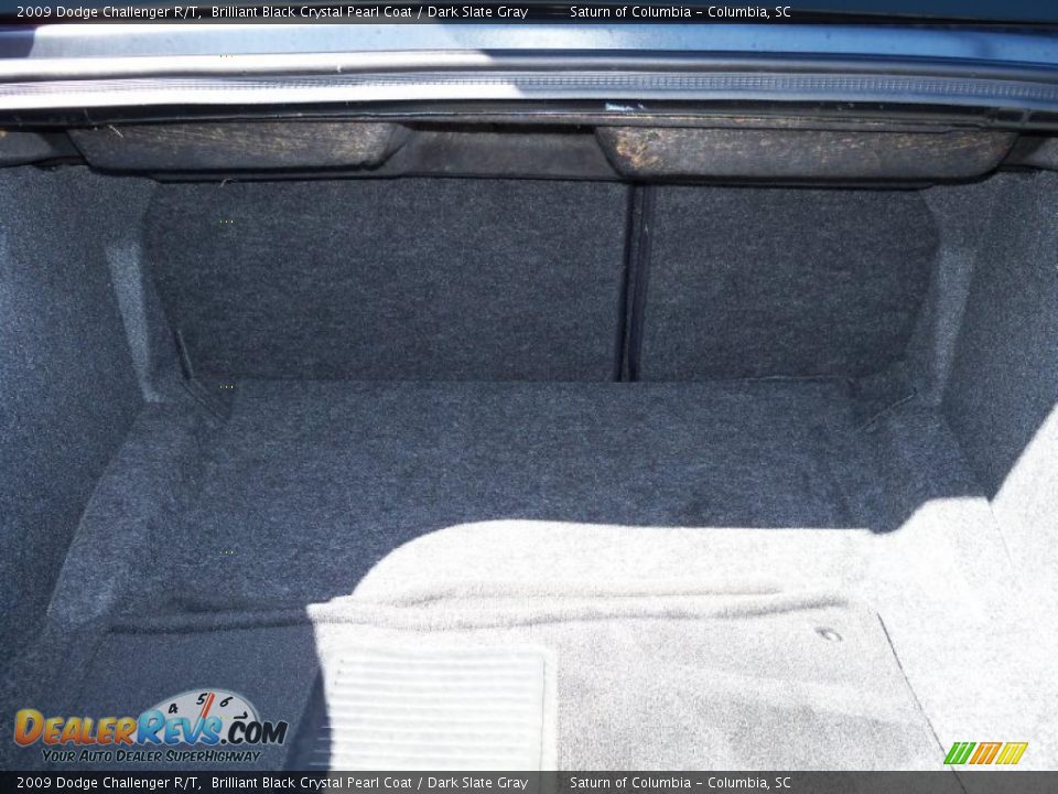 2009 Dodge Challenger R/T Brilliant Black Crystal Pearl Coat / Dark Slate Gray Photo #20