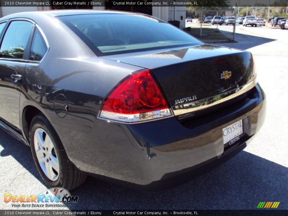 2010 Chevrolet Impala LS Cyber Gray Metallic / Ebony Photo #7