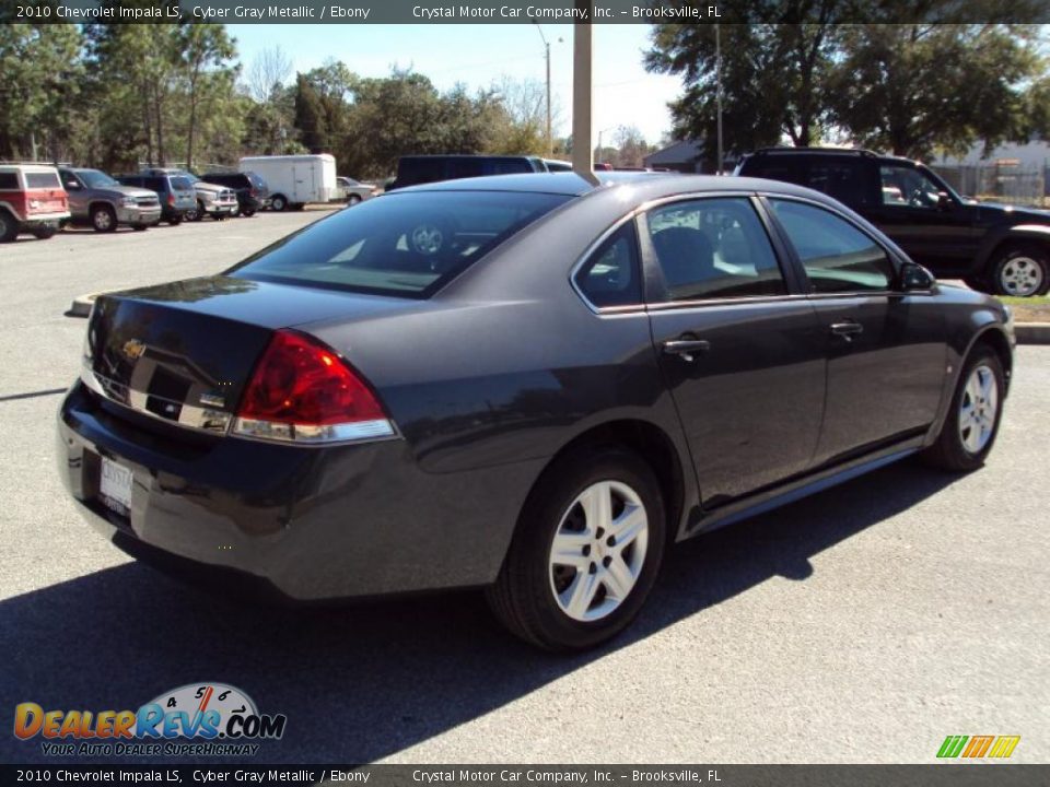 2010 Chevrolet Impala LS Cyber Gray Metallic / Ebony Photo #8