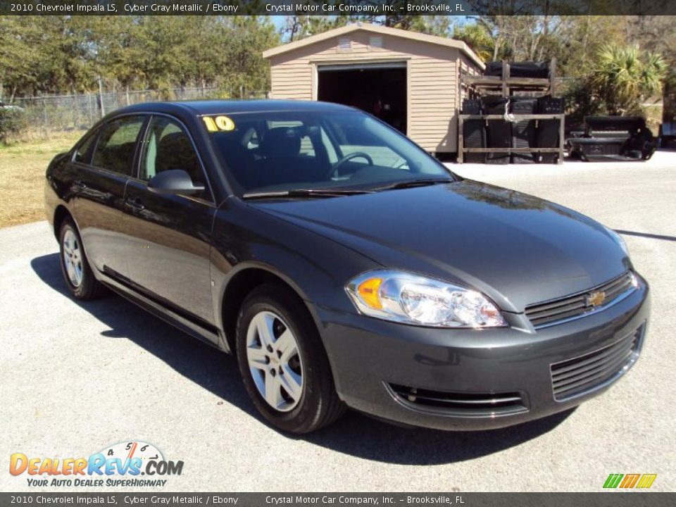 2010 Chevrolet Impala LS Cyber Gray Metallic / Ebony Photo #10