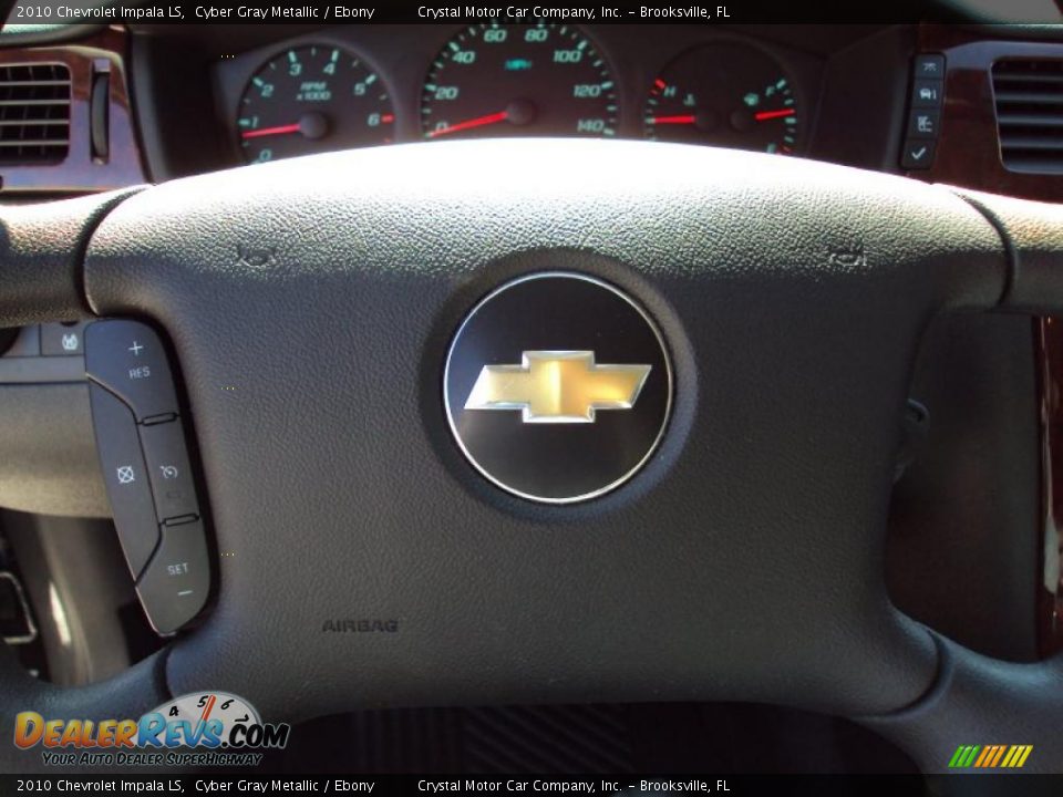 2010 Chevrolet Impala LS Cyber Gray Metallic / Ebony Photo #21
