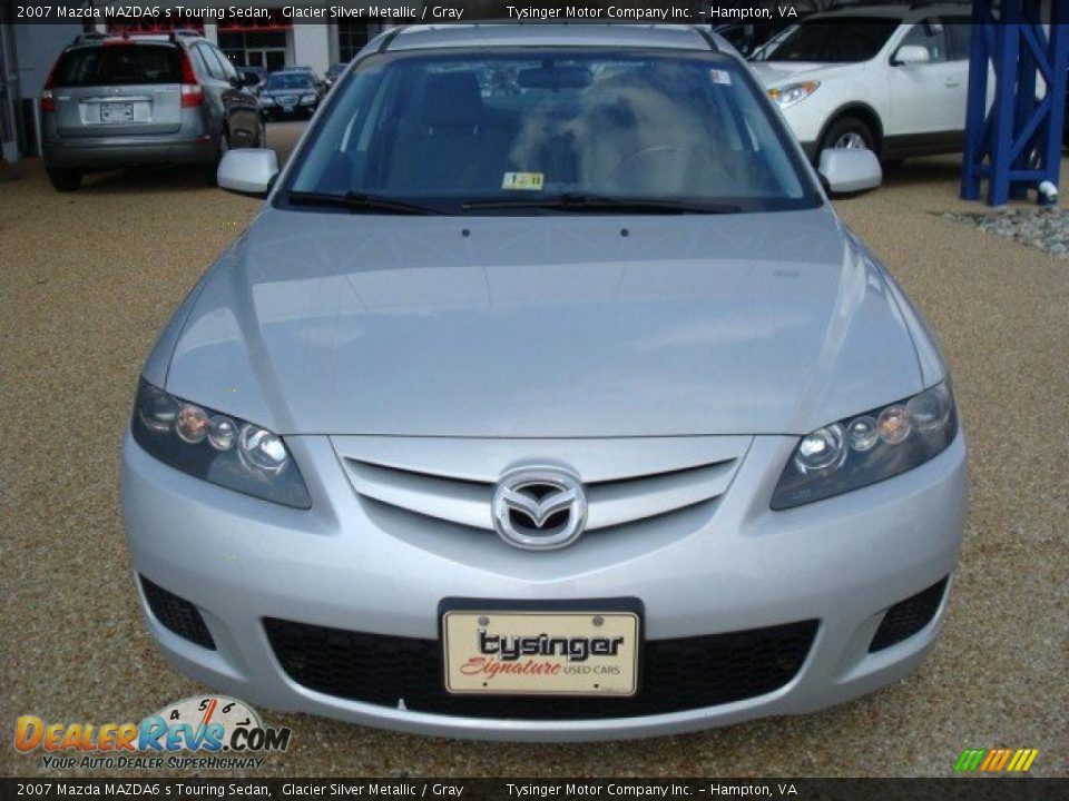 2007 Mazda MAZDA6 s Touring Sedan Glacier Silver Metallic / Gray Photo #7
