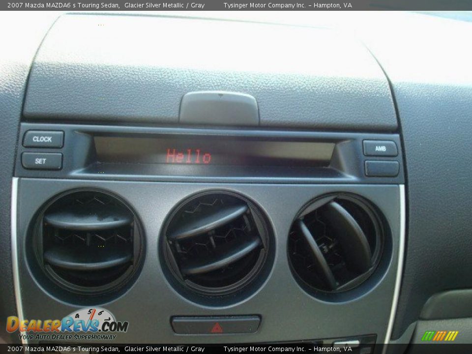 2007 Mazda MAZDA6 s Touring Sedan Glacier Silver Metallic / Gray Photo #11