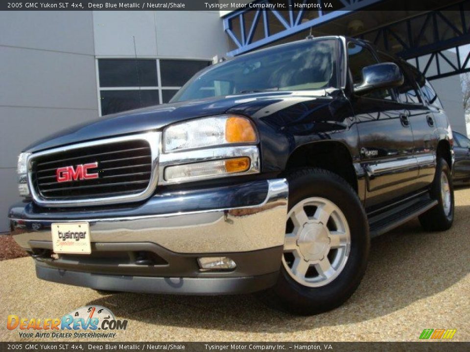 2005 GMC Yukon SLT 4x4 Deep Blue Metallic / Neutral/Shale Photo #1