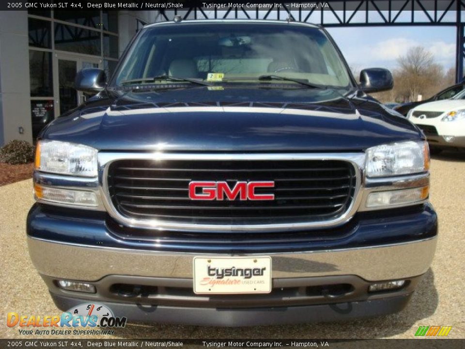 2005 GMC Yukon SLT 4x4 Deep Blue Metallic / Neutral/Shale Photo #8